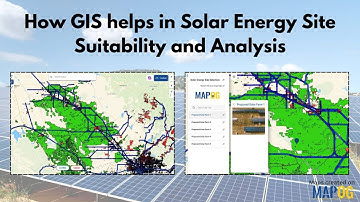 How GIS Helps in Solar Energy Site Suitability & Analysis  #mappingtools #maps #mapping #gismapping
