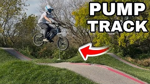 I Took My Electric Dirt Bike To The Pump Track!