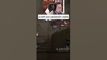 Easy MP9 Ace with Solid HS ASMR #Shorts #csgo