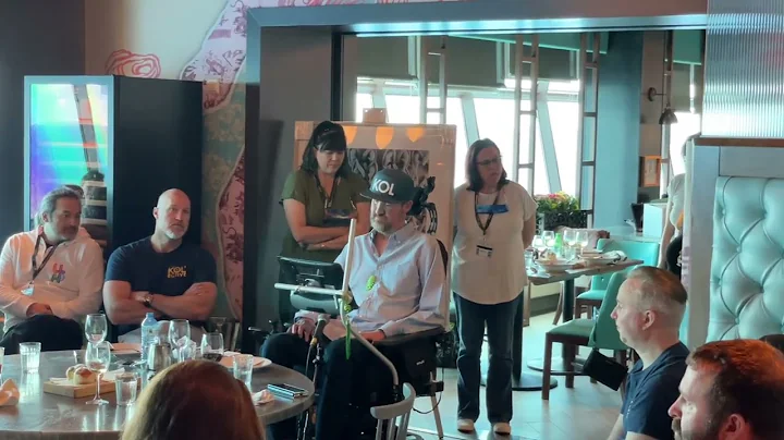Kenneth Mitchell ALS charity lunch on star trek cr...