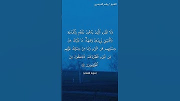 سورة الأنعام ( ٥٢ - ٥٣) /ياسر الدوسري