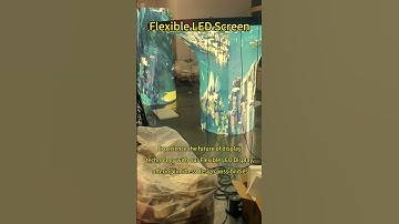 Flexible LED Screen #ledscreen #transparentleddisplay #ledscreendisplay#flexibleledscreen