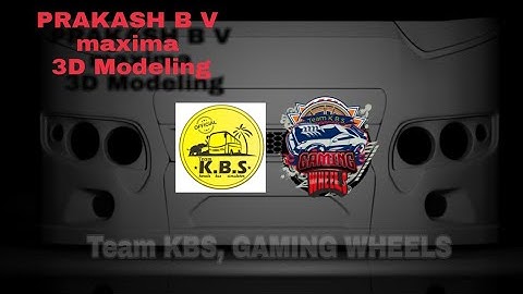 #BVmaxima #Bussidmod |PRAKASH BV Maxima 3D modeling video