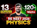 🔥 Re-NEET 2026 Physics Strategy | 13 Chapters = 120+ Marks? 🚀 | Score Smart | By Vijay Sir