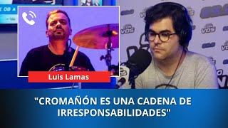 "Todos tenemos responsabilidad civil", baterista de Ojos Locos, teloneros de Callejeros en Cromañón