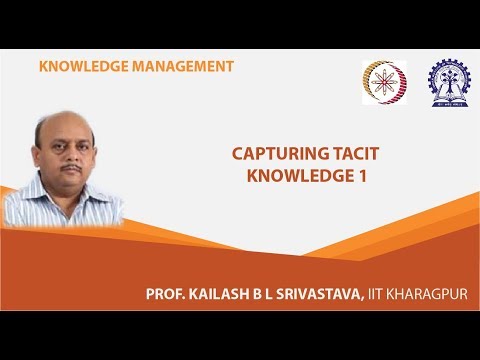 Capturing tacit knowledge