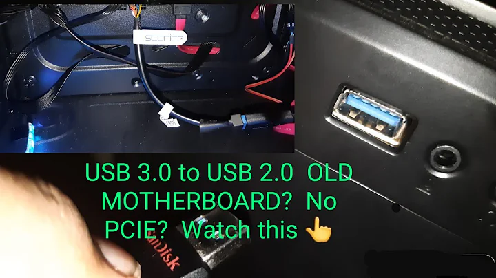 USB 3.0 to USB 2.0 front panel Adapter for PC| Installation video