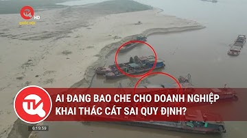Phú Thọ: Ai đang bao che cho doanh nghiệp khai thác cát sai quy định? |Truyền hình Quốc hội Việt Nam
