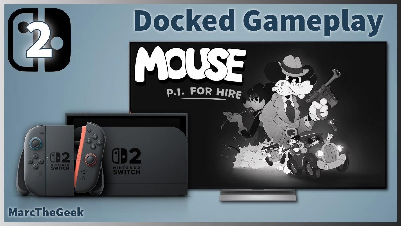 Mouse: P.I. For Hire Gameplay on Docked Nintendo Switch 2 - YouTube Mouse: P.I. For Hire Gameplay on Docked Nintendo Switch 2 - YouTube