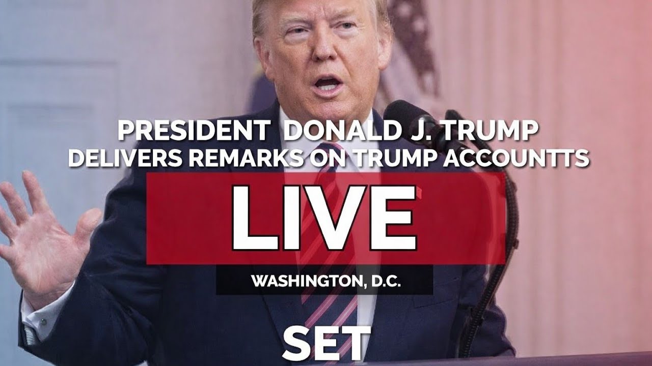 LIVE: President Trump Delivers Remarks on Trump Accounts - YouTube