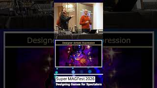 Watching a game like a movie
Spectating games is an important game design consideration
Full lecture (with slides):
https://youtu.be/DUKpsWFUy1U
Designing Games for Spectators
Presented at Super MAGFest 2026 by Rym and Scott, hosts of the GeekNights podcast.
Most game design discussion focuses on the players. But some of the most popular games on Earth are watched by more people than will ever play them. From sports to live streams, spectators are a fascinating and important aspect of game design. Think about it. Is a game show really a fair competition? Does a game show need to be fun for the players? How different do games look when they’re designed primarily for players versus for spectators? Can you design for both?
#gamedesign #couchgaming #esports Watching a game like a movie