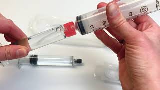 Syringe-to-Syringe Drug Transfer