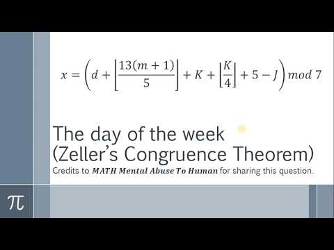 Zeller's Congruence |
