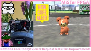 N64 MiSTer FPGA - WIP Core Live Testing (20230820) 