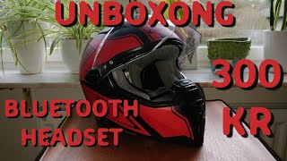 bluetooth headset i hjälmen för 300kr! Unboxing |  Snell s-6