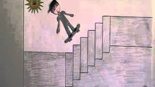 backflip on a skateboard down 7 stairs 1st