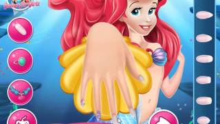 Ariel Nails Salon - Disney Princess Games for beautiful girls 2016 screenshot 1