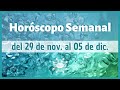Taróscopo de la Semana del 29 de noviembre al 05 de diciembre - HOROSCOPO SEMANAL