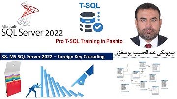 38. MS SQL Server 2022| Pro T-SQL in Pashto| (Foreign Key Cascading )