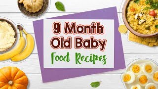 9 month baby food list