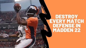 The EASIEST Way To Beat Match For A One Play Touchdown In Madden 22|