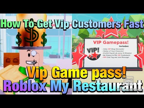 Buying The Vip Game Pass In Roblox My Restaurant Is It Worth It Youtube - roblox how to make a vip gamepass