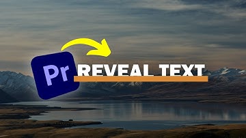 Simple Text Reveal Animation - Adobe Premiere Pro