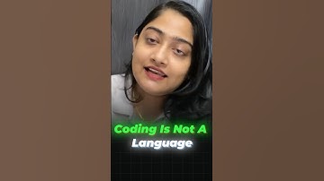 Coding is Not a Language ❌ (Tamil) | career development