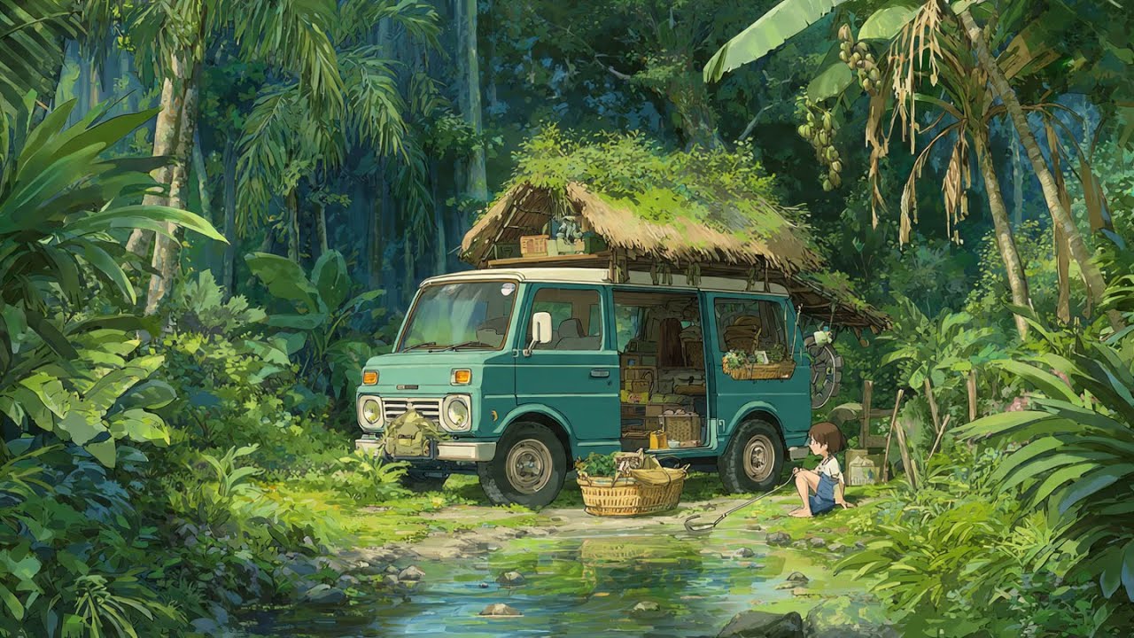 🚐 Night Drive Lo-fi Van | Nonstop Roadtrip Chill Mix | Cozy Beats & Aesthetic Vibes