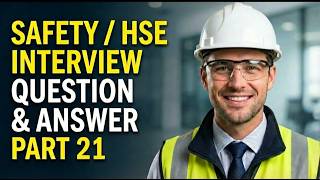 Safety Officer Interview Questions & Answers PART 21 | Fire Safety & Emergency Preparedness