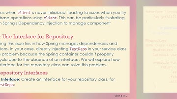 Why @ Autowired Might Not Work with @ Repository in Spring Boot