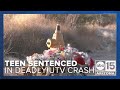 Teen involved in utv crash sentenced tuesday