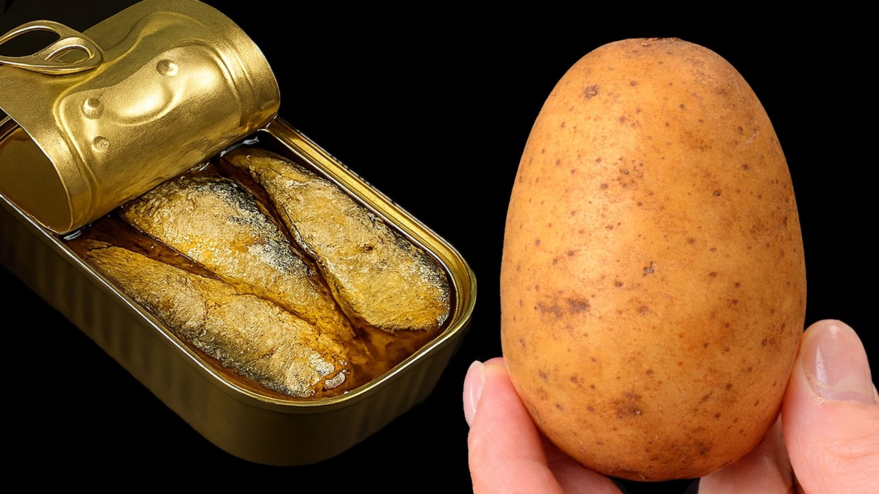 Niemand kennt diesen Restauranttrick! Mischt Sardinen und Kartoffeln – ihr werdet staunen!