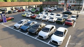 Animation of Fuel Station with Lumion