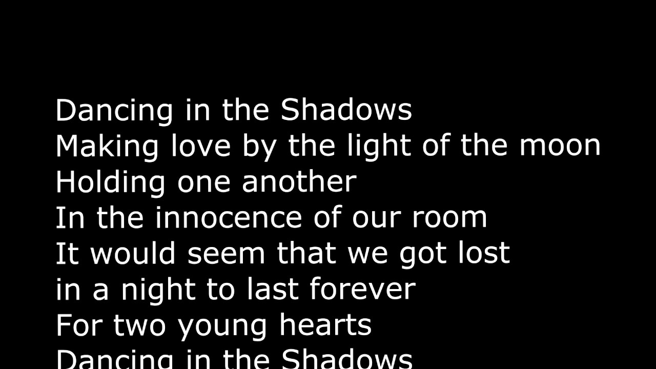 Dancing in the Shadows - YouTube