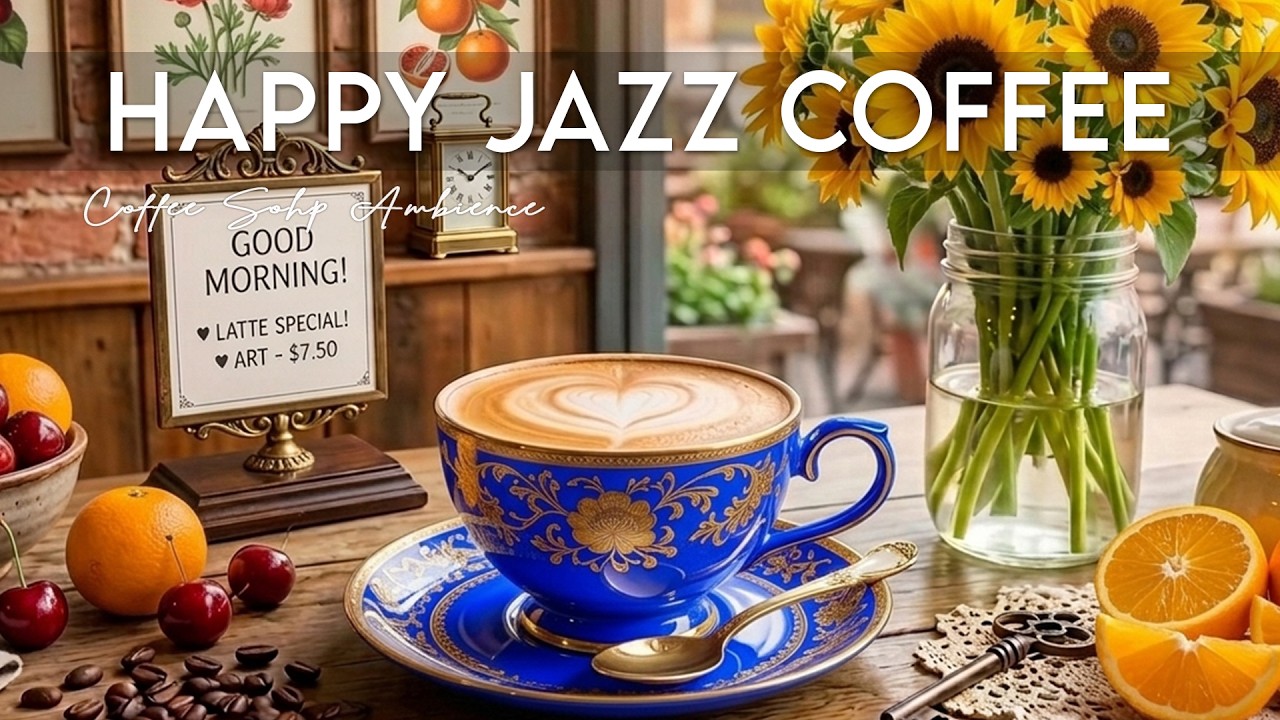 Happy Jazz Coffee🎷 Smooth Bossa Nova for Positive Vibes - YouTube