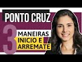 Início e arremate em 3 maneiras | #pontocruzevoce | Ponto Cruz