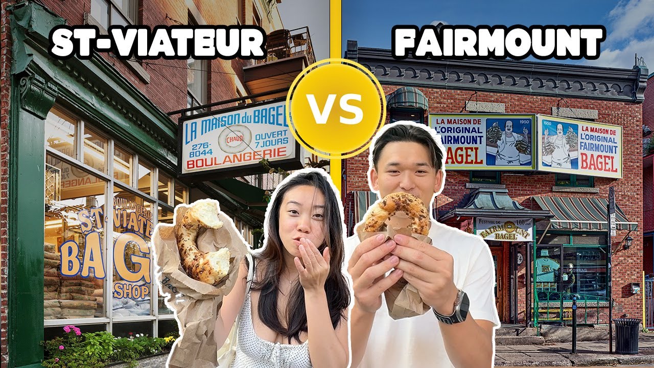 The BEST Bagel in Montreal? St-Viateur vs Fairmount Taste Test