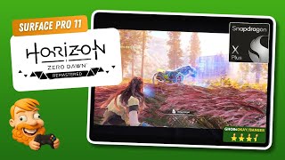 Horizon Zero Dawn Remastered | Snapdragon X Plus | Surface Pro 11 Gaming | FPS & Performance