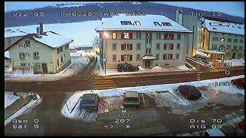 Testing my SN777 camera and Eagle Tree OSD on my terrace