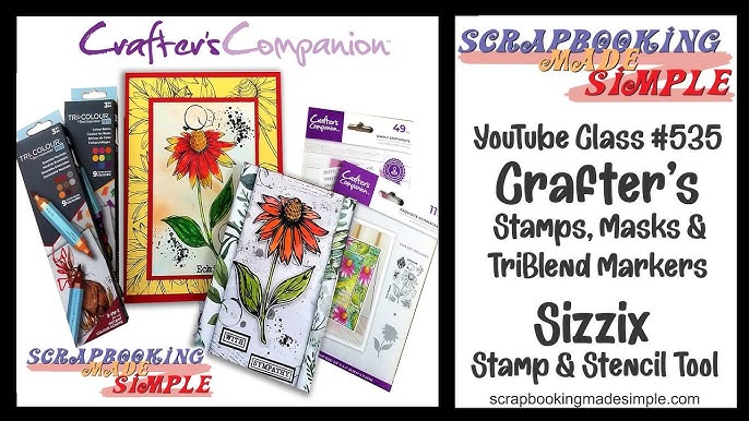 517 AALL & Create AALLtropolis Mix & Match Stamps Sets with Le Plume Markers  & Fusion Paint Brushes 