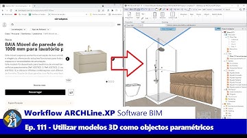 Workflow ARCHLine.XP Software BIM - Ep. 111 - Como Utilizar Modelos 3D Como Objectos Paramétricos