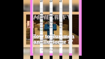 How to Summon an Illusioner in Minecraft ?? For Basic Learners