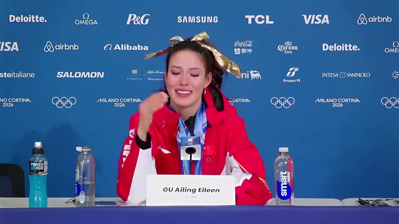 💔"My grandma passed away" - Gu Ailing Eileen in tears after freeski halfpipe gold｜China｜Olympics｜谷爱凌