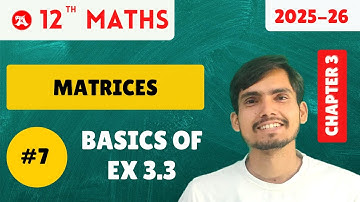 Transpose of matrices | Symmetric and skew symmetric matrices | Class 12 maths chapter 3 | Arun sir
