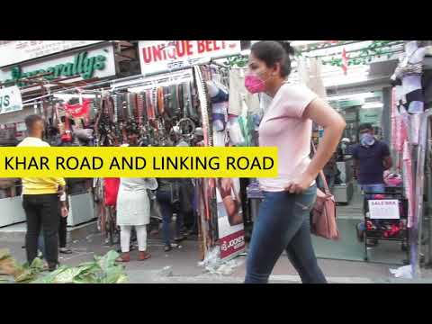 KHAR LINKING ROAD TO HILL ROAD BANDARA SHOPPING MARKETING|  Best ForTops,Footwear,Bags Stating Rs100