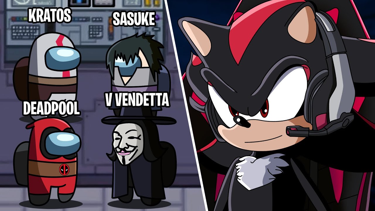 ANTIHÉROES EN AMONG US (DEADPOOL, SHADOW, KRATOS, VENDETTA, VEGETA, SASUKE) | FactyKilian