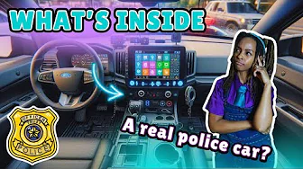 What’s Inside a Real Police Car? | Police Tools for Kids with Miss Michy