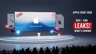 Apple January 2026 Event - iPhone 17e, M5 MacBook Air &amp; Home Pad Leaks?