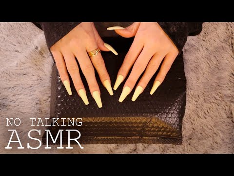 ASMR 1h Sleepy Packaging Sounds (🎧 NO TALKING | crinkles, sctarching, )